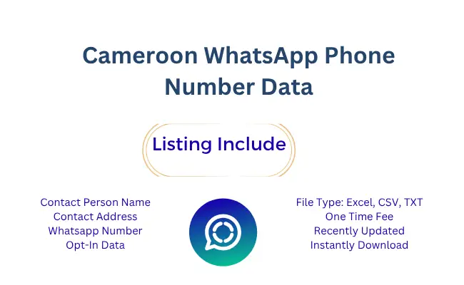 Cameroon whatsapp phone number data