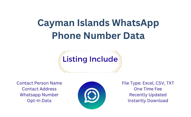 Cayman whatsapp phone number data