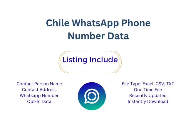 Chile whatsapp phone number data