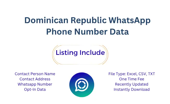 Dominican whatsapp phone number data